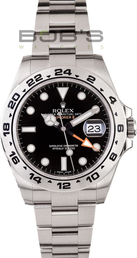 rolex explorer 2 black face.